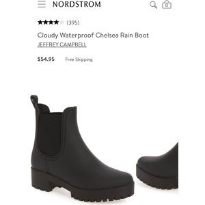 Jefferey Campbell Chelsea rain boot// /size 10
